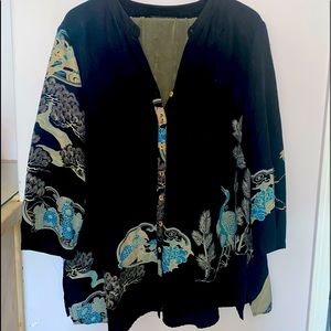 Blouse with matching patch